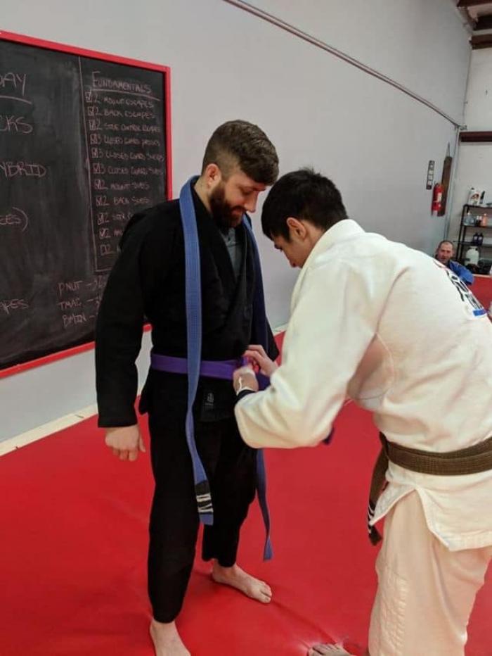 Purple belt · February 2, 2019 · Promoted by Rob Richardson