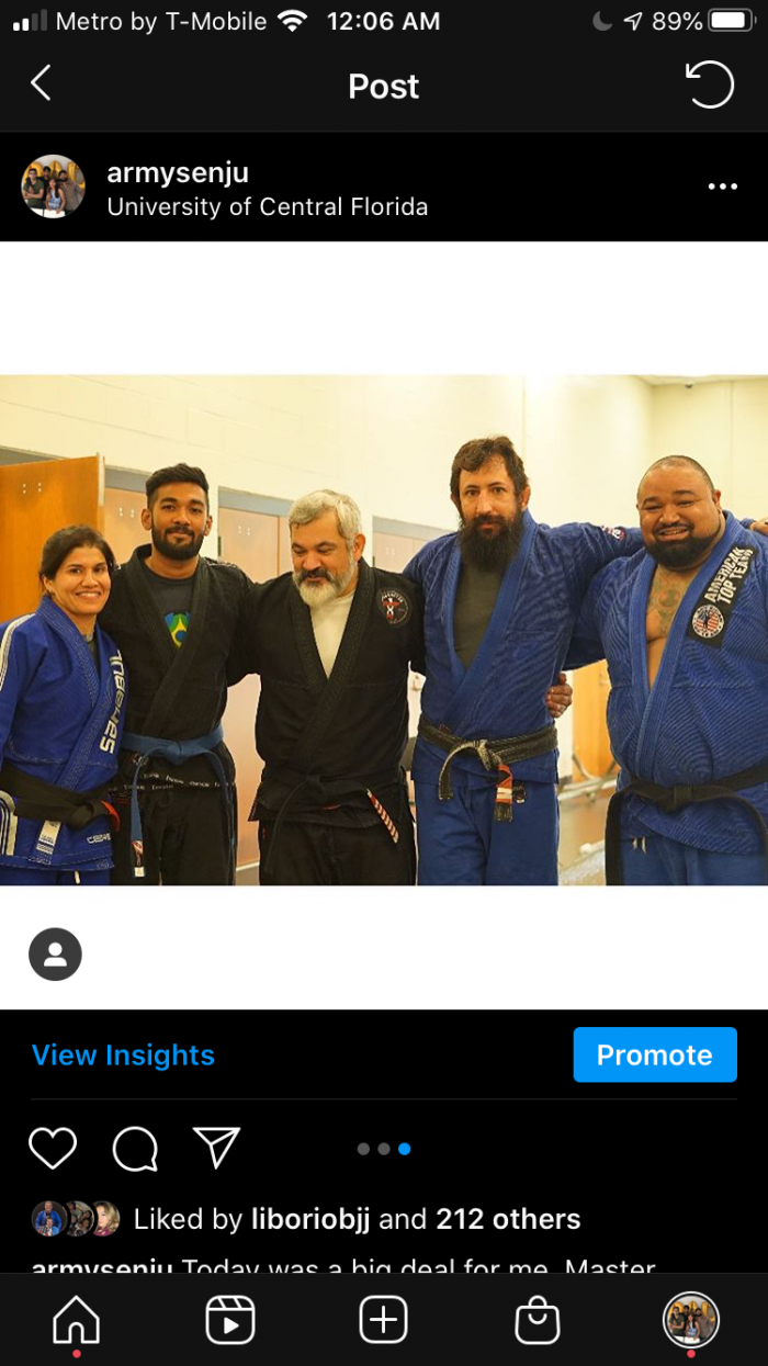 Blue belt · October 15, 2019 · Promoted by Antonio Liborio