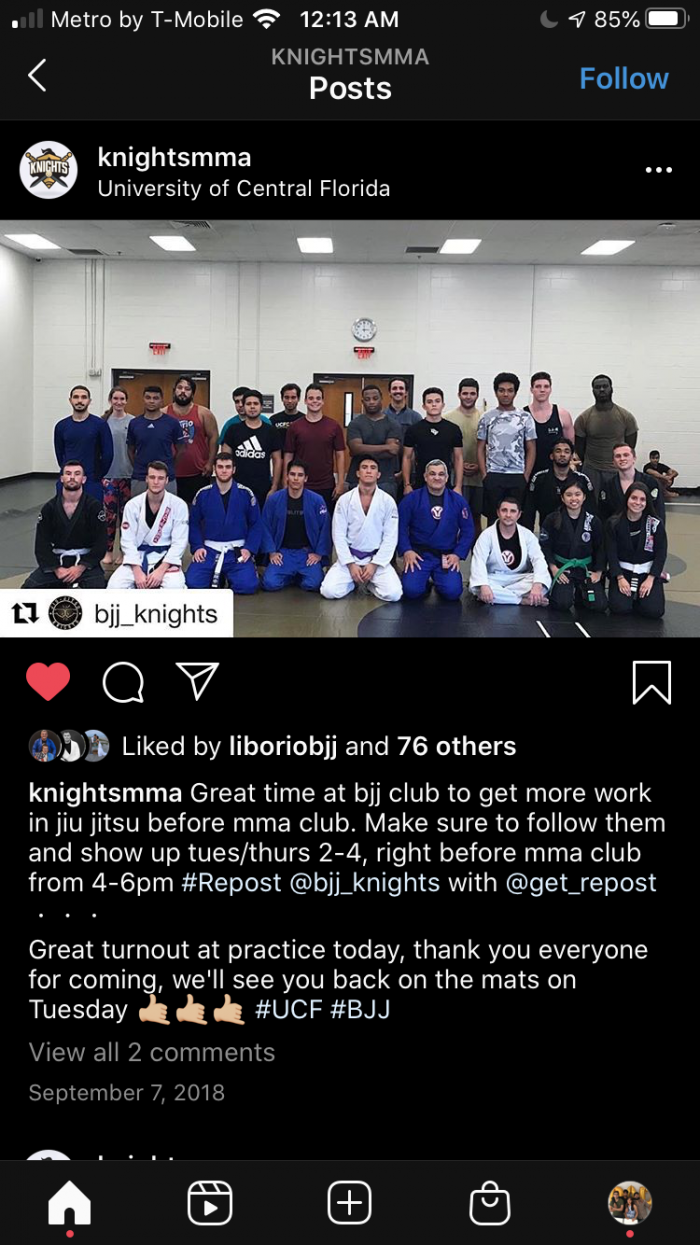 White belt · September 27, 2016