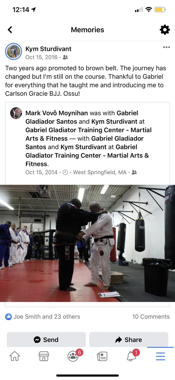 Brown belt · January 1, 2015 · Promoted by Gabriel Santos
