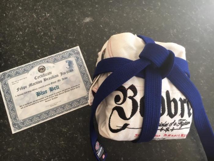 Blue belt · August 19, 2017 · Promoted by Luis Felipe Martins