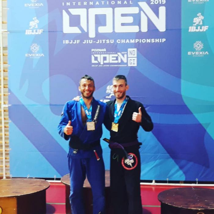 Me and my Brother(student) Ibjjf poznan black Belt