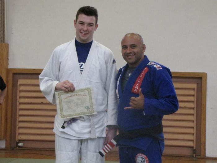 Blue belt · February 22, 2014 · Promoted by aldo „caveirinha“ januário
