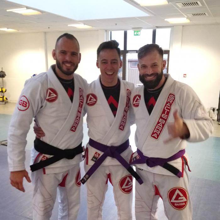 Purple belt · July 12, 2018 · Promoted by Victor Estima