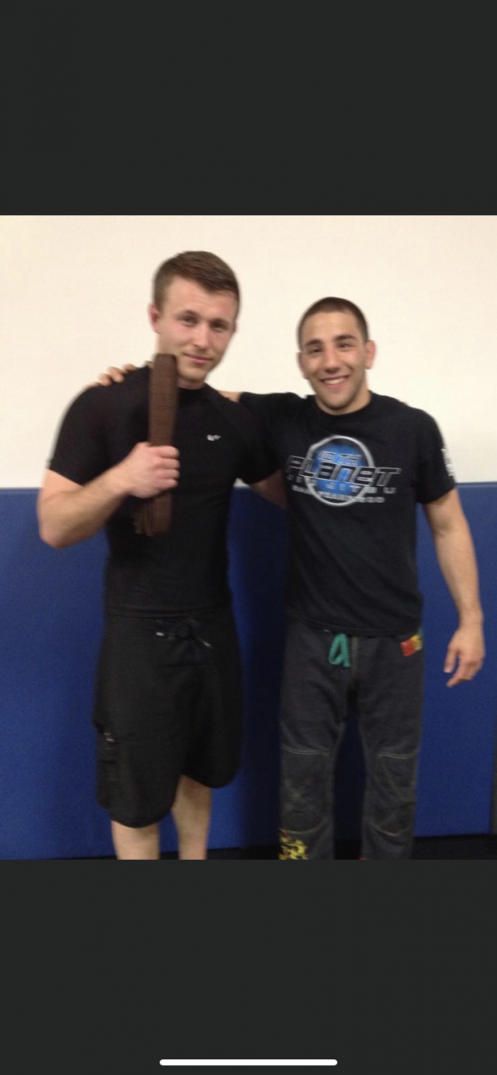 Brown belt · April 17, 2013 · Promoted by Denny Prokopos