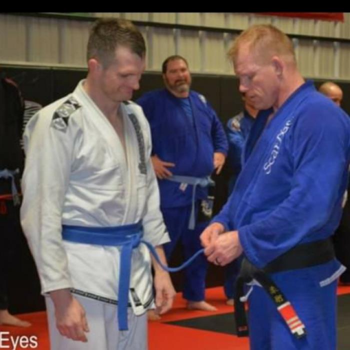 Blue belt · Promoted by Shawn Hammonds