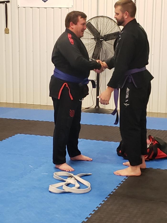 Blue belt · November 4, 2019 · Promoted by Daniel Brown