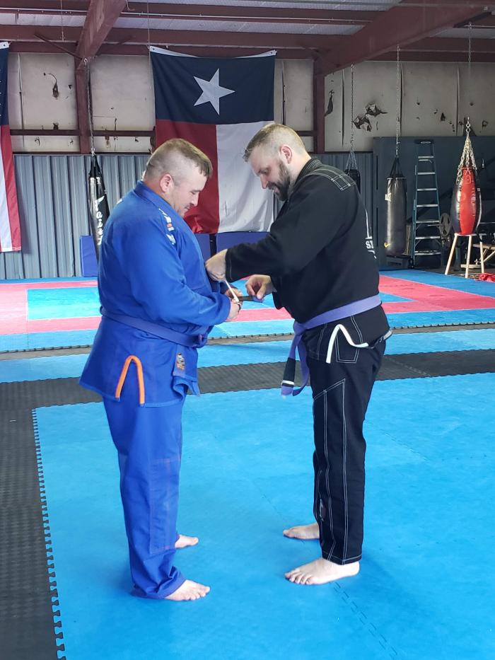 Blue belt · November 4, 2019 · Promoted by Daniel Brown