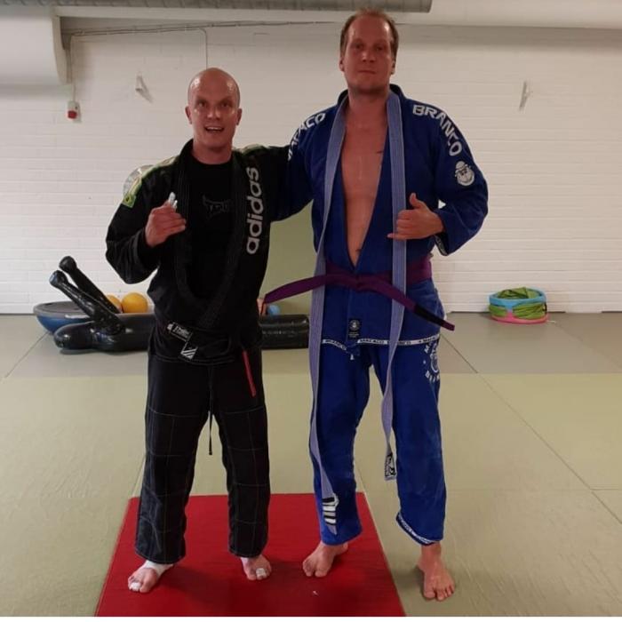 Purple belt · August 2, 2018 · Promoted by Riku Kallioniemi