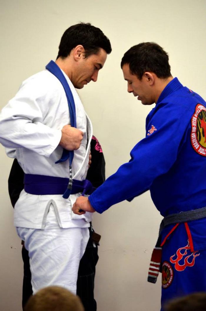 Purple belt · July 19, 2014 · Promoted by Carlos Portugues Vieira