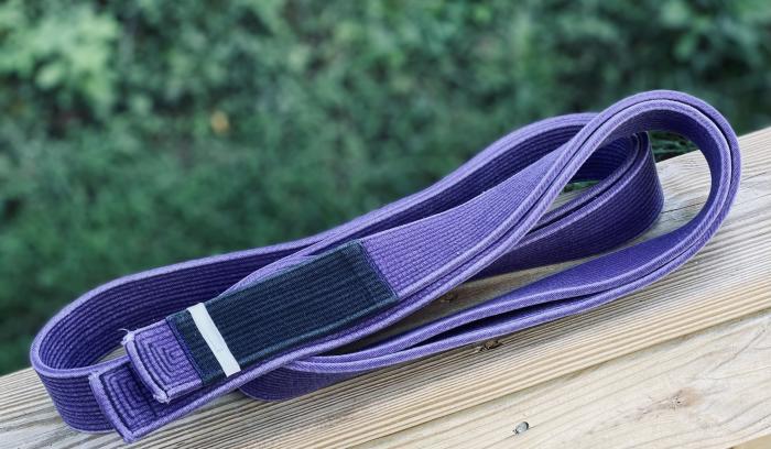 Purple belt · January 25, 2020 · Promoted by Ronald Seth Caron (Ronald Caron)
