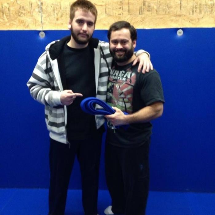 Blue belt · February 17, 2014 · Promoted by Sean Bollinger