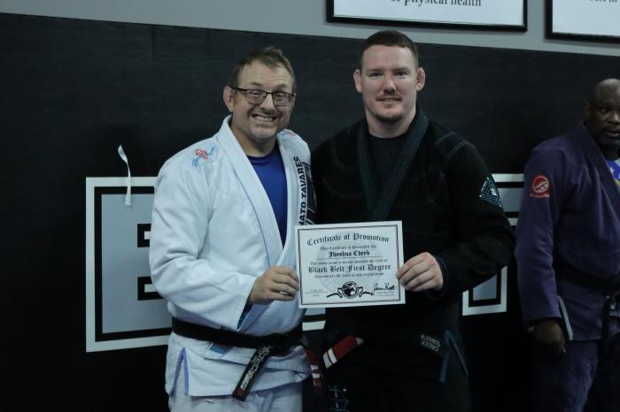 Black belt 1st degree · October 28, 2020 · Promoted by Jason Keaton