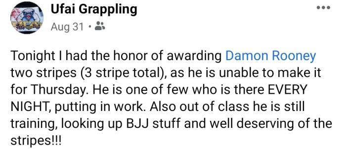 White belt · July 30, 2019