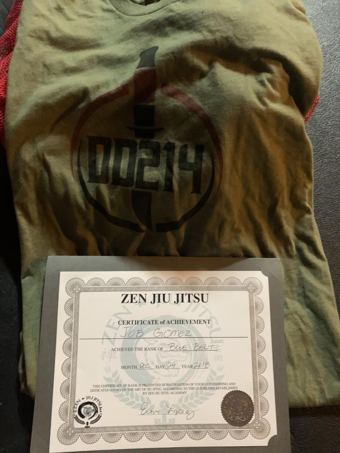 Blue belt · December 29, 2018 · Promoted by Ernie Lope