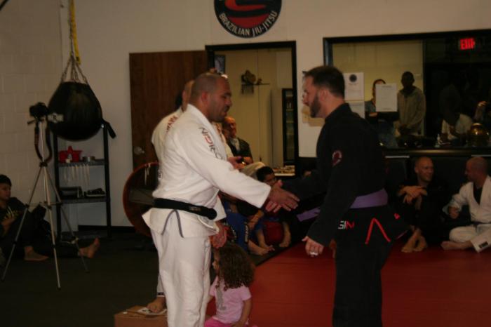 Purple belt · October 26, 2012 · Promoted by Gabriel Gladiator