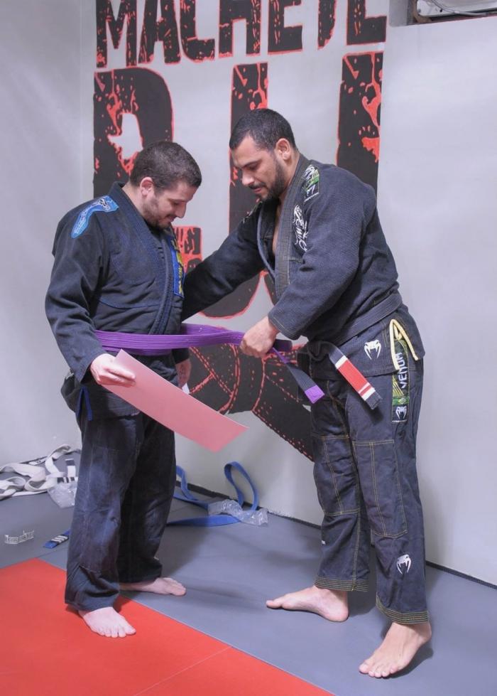 Purple belt · March 20, 2014 · Promoted by Giancarlo Valdez