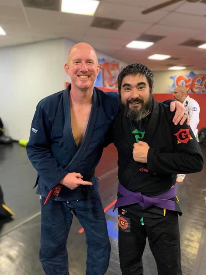 Day I earned my purple belt