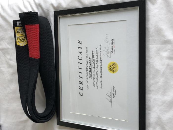 Black belt · August 5, 2017 · Promoted by Royler Gracie
