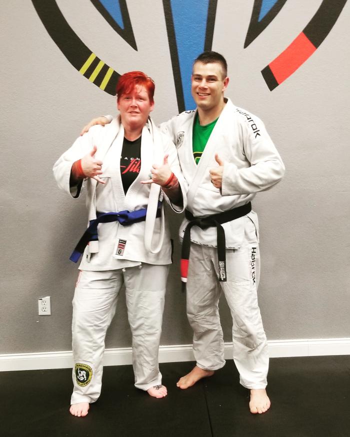 Blue belt · December 18, 2018 · Promoted by Jeremy Metcalf