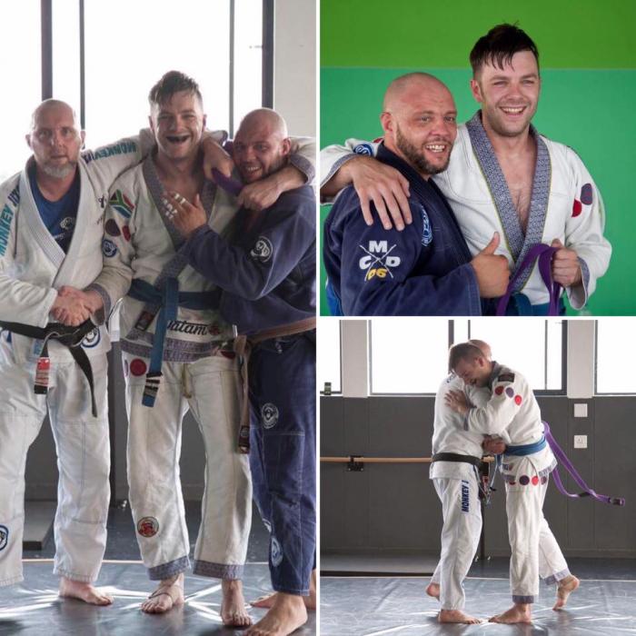 Purple belt · February 9, 2017 · Promoted by Rodney King