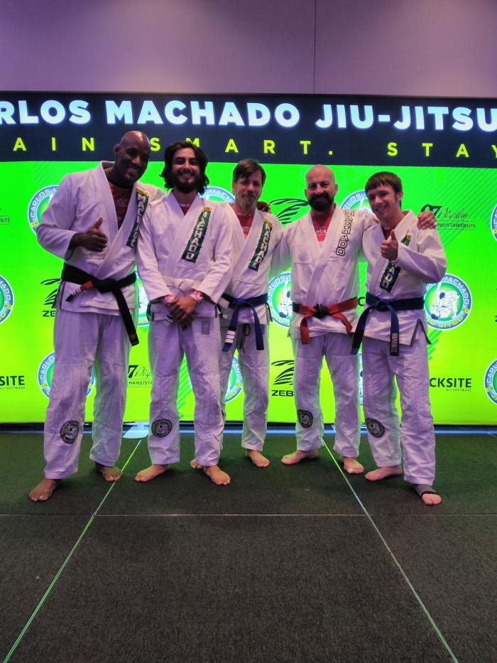 Master Carlos Machado Promoted to Red/White Coral Belt 8th Degree