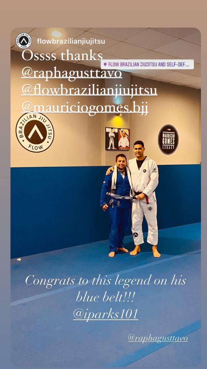 Blue belt · October 14, 2020 · Promoted by Raphael Gustavo