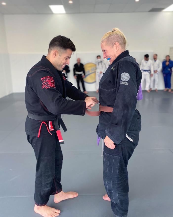 Brown belt · September 13, 2020 · Promoted by Dane Molina