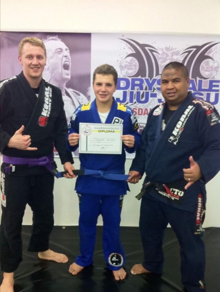 Blue belt · September 27, 2012 · Promoted by Warren King