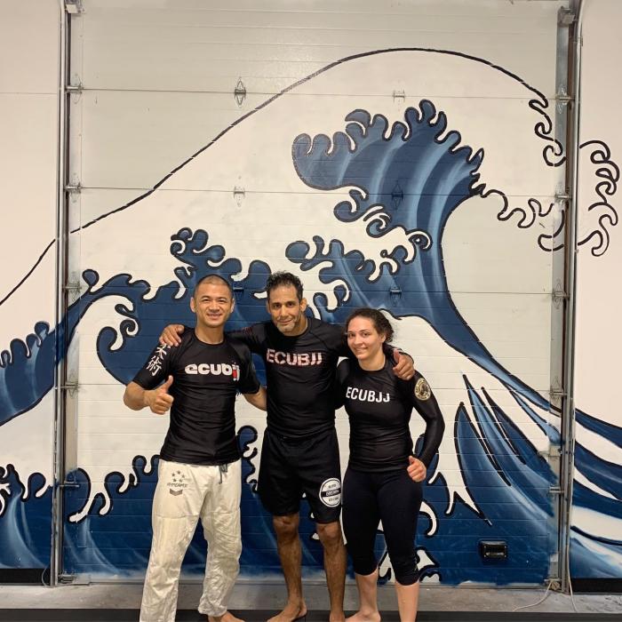 ECUBJJ HQ training with Professor Jojo & Professor Rob G
