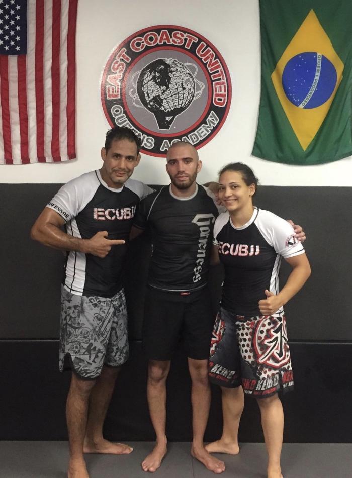 ECUBJJ Queens training session with Professor Rob G & Professor Crow