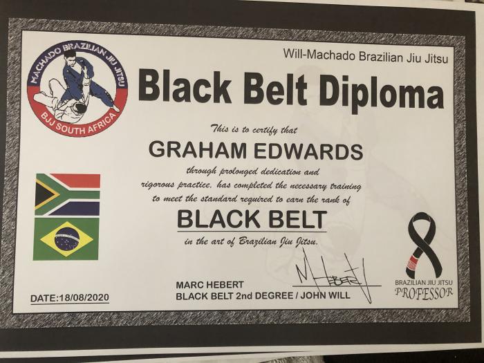 Black belt · August 18, 2020 · Promoted by Marc Hebert