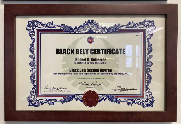 Black belt 2nd degree · September 1, 2010 · Promoted by Nelson Monteiro