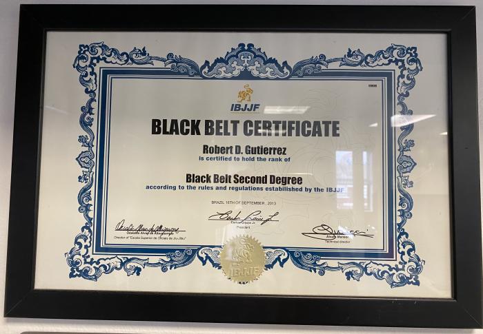Black belt 2nd degree · September 1, 2010 · Promoted by Nelson Monteiro