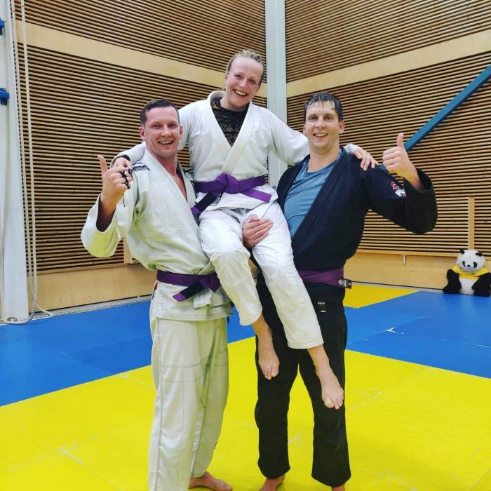 Purple belt · October 13, 2020 · Promoted by Jorgen Matsi