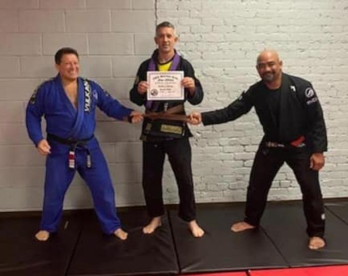 Brown belt · September 4, 2020 · Promoted by Nola Sipan