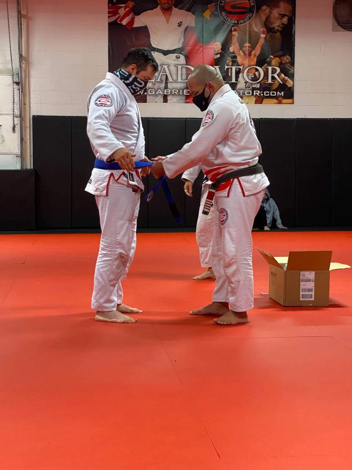 Blue belt promotion