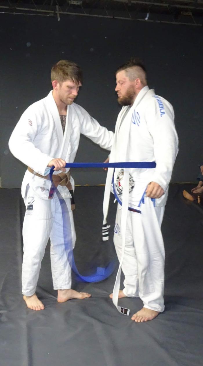 Blue belt · November 21, 2020 · Promoted by Jeremy Pender