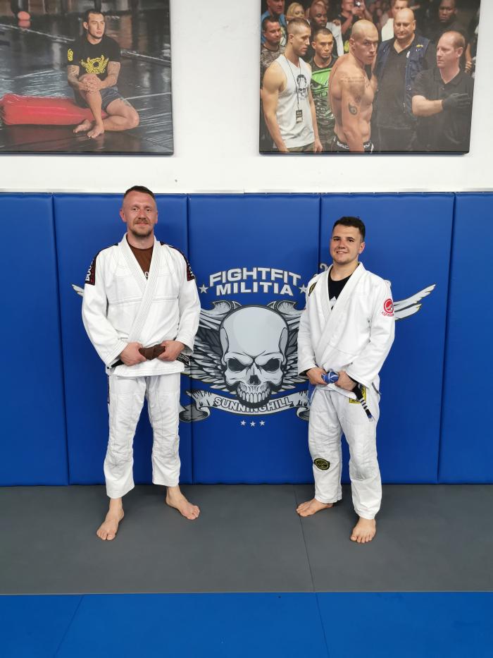 Post training pic with Warren King