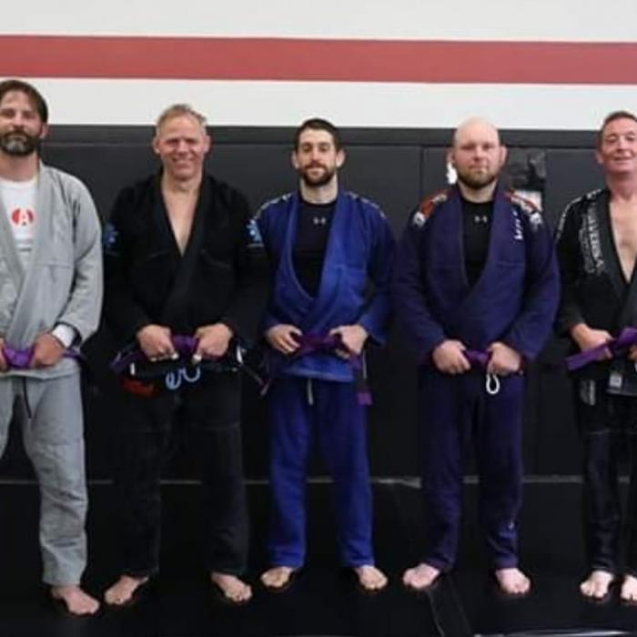 Purple belt · June 15, 2019 · Promoted by Mel Locke