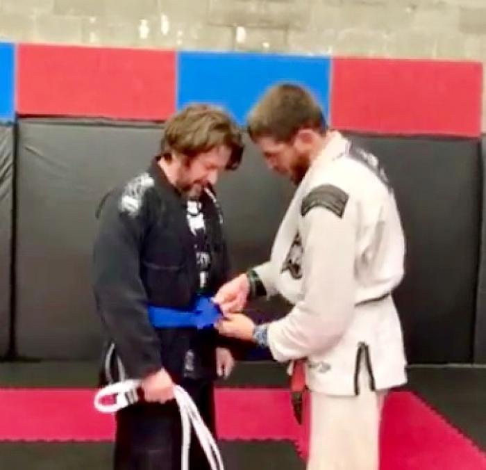 Blue belt · November 23, 2020 · Promoted by Aaron Goble