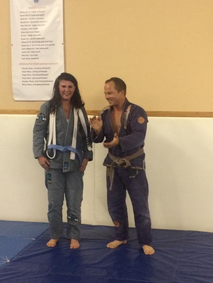 Blue belt · November 12, 2015 · Promoted by Paul Anders-Stout under David Reilly
