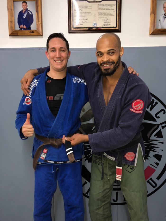 Brown belt · December 11, 2016 · Promoted by Sam Marji