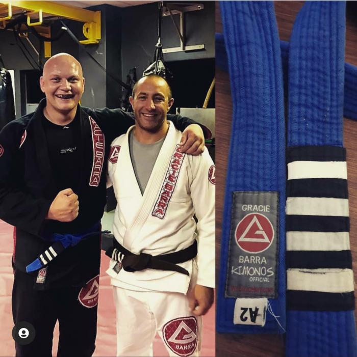 Blue belt · June 22, 2018 · Promoted by Yron Kairon
