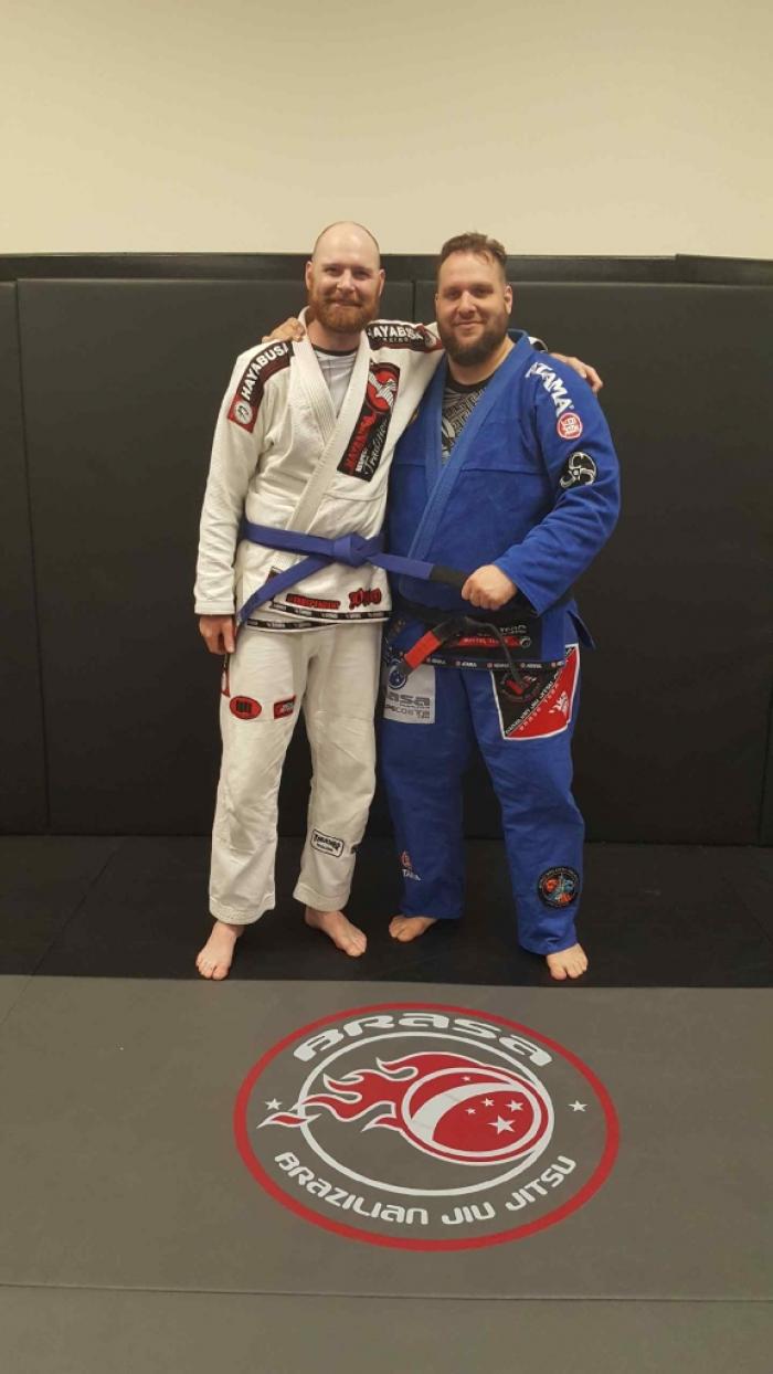 Blue belt promotion