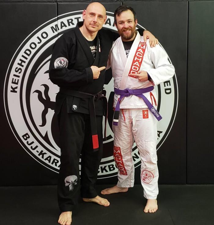 Purple belt · March 14, 2020 · Promoted by Jd