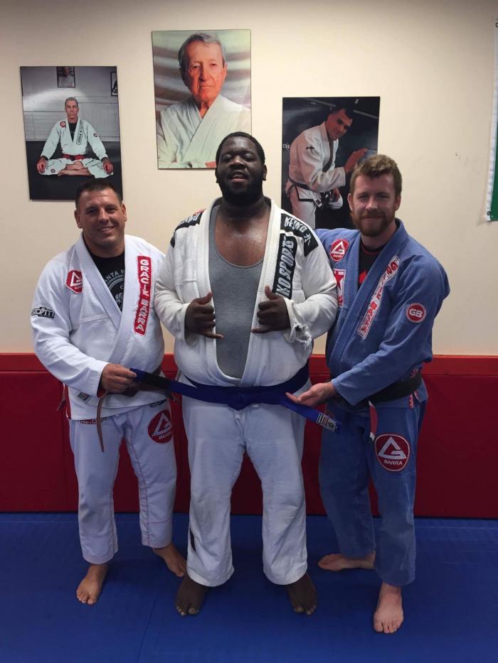 Blue belt · July 12, 2017 · Promoted by joshua bowlin