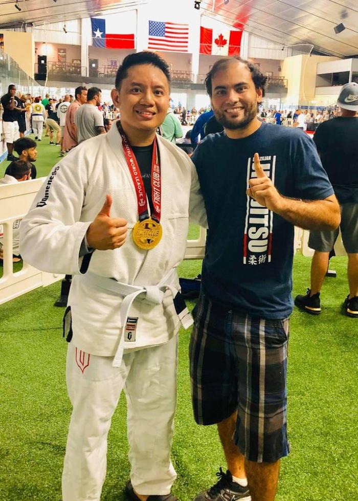Gold medal at Jiu Jitsu World League