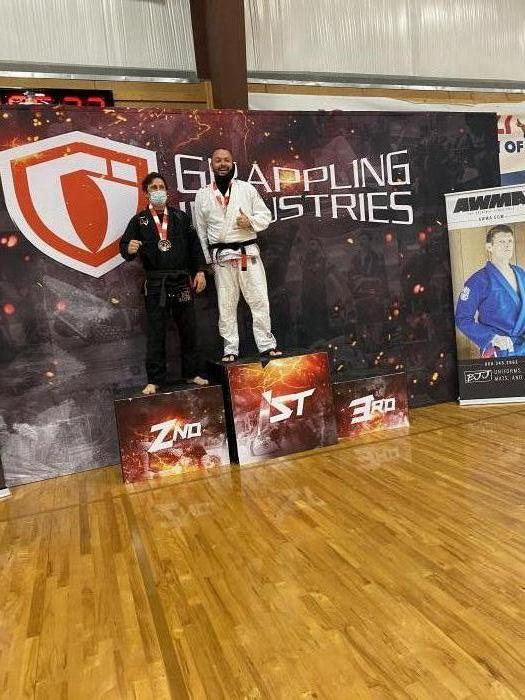 Grappling Industries Absolute Black Belt First Place wrist lock from turtle