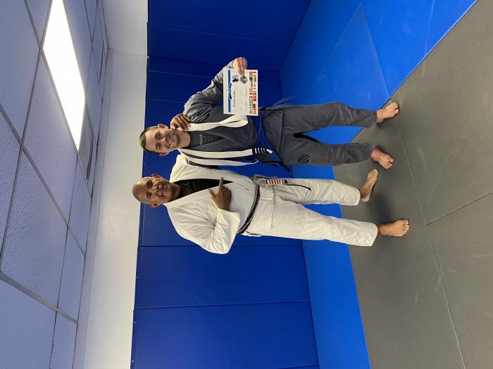 Blue belt · December 5, 2020 · Promoted by Roy Harris